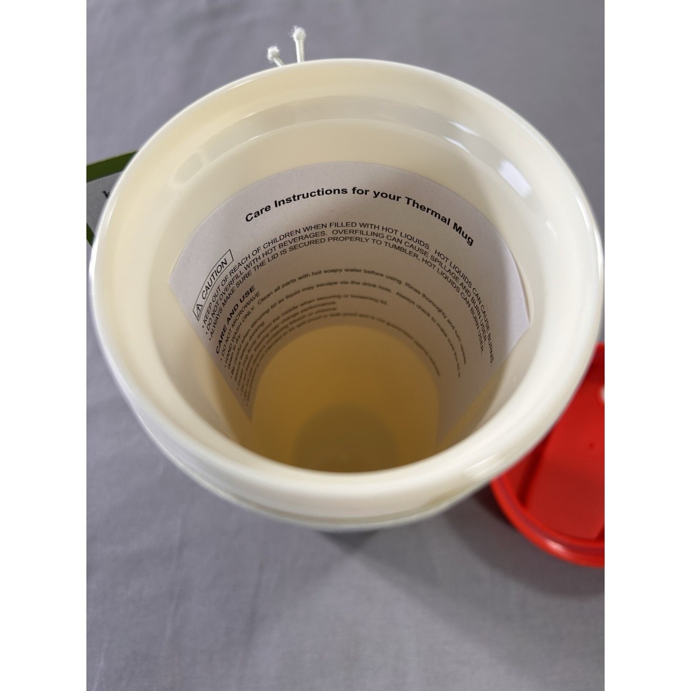 Kate Spade New York Festive Foxes thermal mug tumbler 16 oz New Designer - Picture 12 of 13